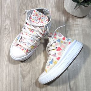 Converse Chuck Taylor All Star Move High PS "Always On Hearts" Platform Sneakers